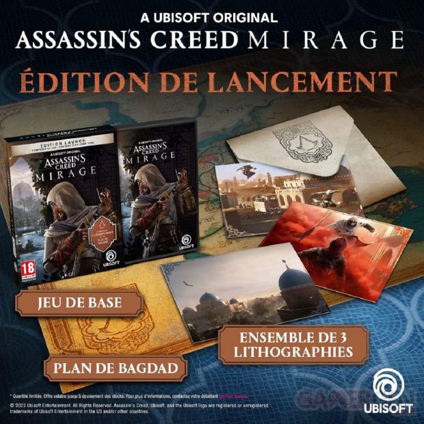 Assassin's Creed Mirage Launch Edition lancement