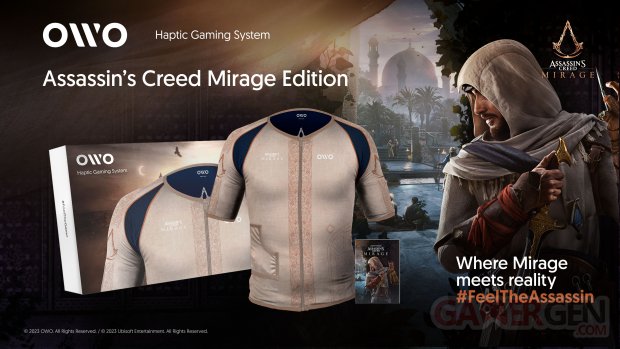 Assassin's Creed Mirage veste haptique Owo 16 07 2023