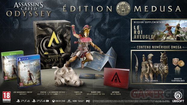 Assassin's Creed Odyssey édition Médusa 12 06 2018