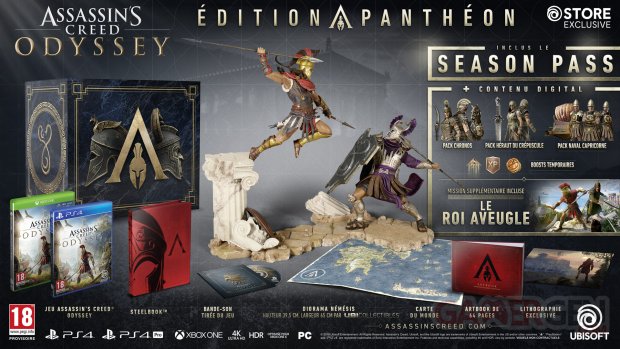 Assassin's Creed Odyssey édition Panthéon 12 06 2018