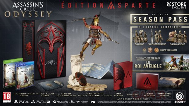 Assassin's Creed Odyssey édition Sparte 12 06 2018