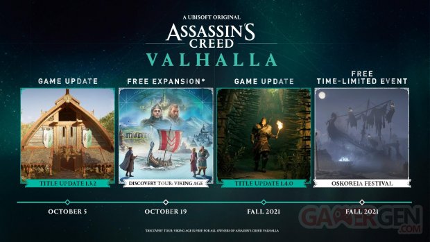 Assassin's Creed Valhalla roadmap 04 10 2021