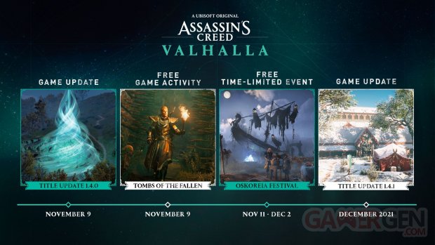 Assassin's Creed Valhalla roadmap 05 11 2021
