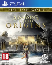 Assassins Creed Origins jaquette édition Gold PS4