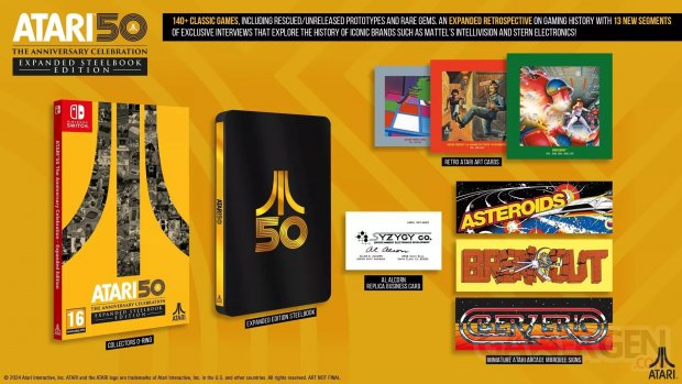 Atari 50 The Anniversary Celebration Expanded Edition steelbook 25 06 2024