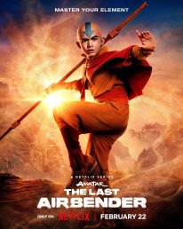 Avatar Le dernier maître de l'air Netflix live action affiche 02 28 01 2024
