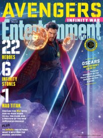 Avengers Infinity War Entertainment Weekly couverture 03 28 03 2018