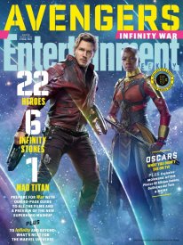 Avengers Infinity War Entertainment Weekly couverture 05 28 03 2018