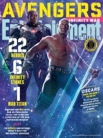 Avengers Infinity War Entertainment Weekly couverture 11 28 03 2018