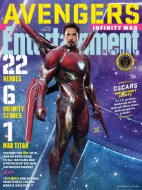 Avengers Infinity War Entertainment Weekly couverture 12 28 03 2018