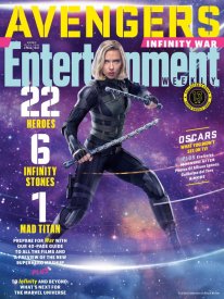 Avengers Infinity War Entertainment Weekly couverture 13 28 03 2018