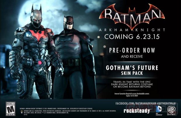 Batman Arkham Knight 23 05 2015 Gotham's Future Pack