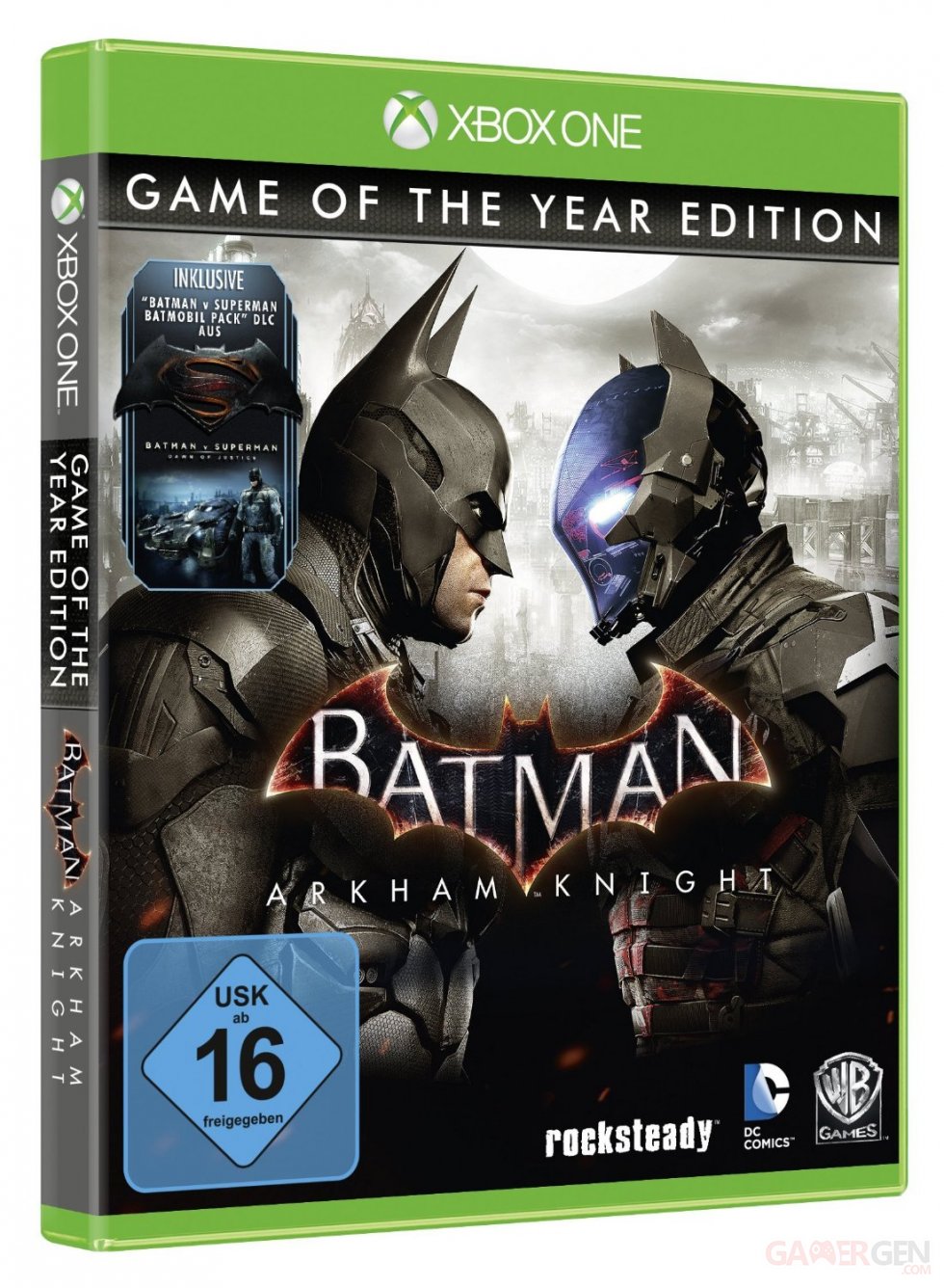Batman Arkham Knight Jaquette Cover Game of the Year Edition GOTY Xbox One