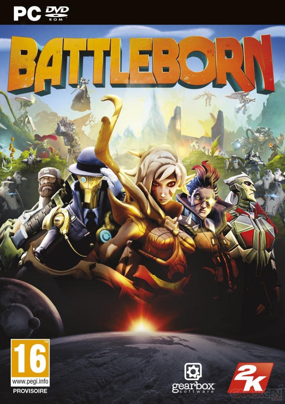 battleborn jaquette PC