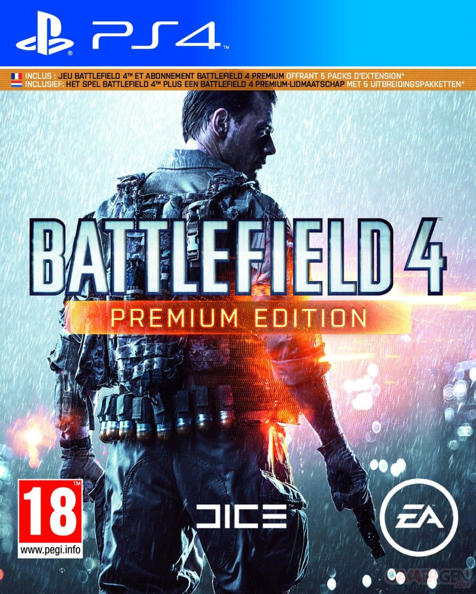 Battlefield 4 Edition Premium jaquette PEGI PS4