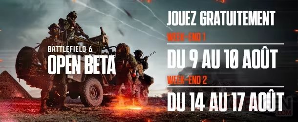 Battlefield 6 dates bêta ouverte