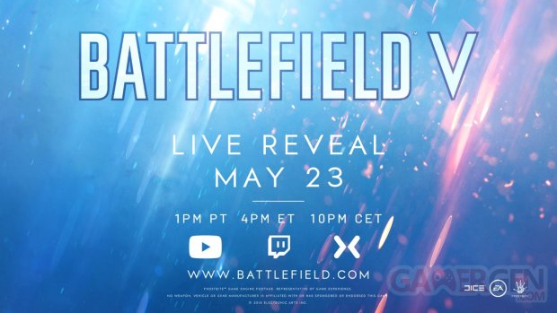 Battlefield V annonce 16 05 2018