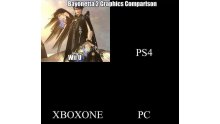 Bayonetta 2 comparaison graphique