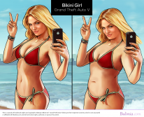 Bikini Girl Grand Theft Auto V