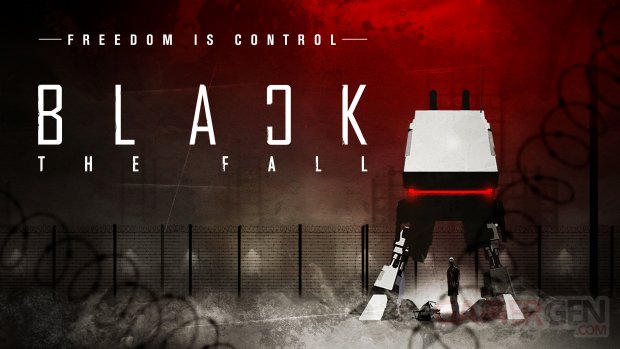 black the fall poster