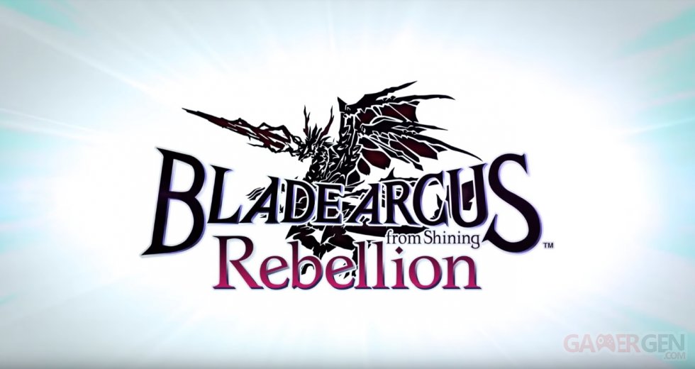 BLADE ARCUS Rebellion from Shining logo