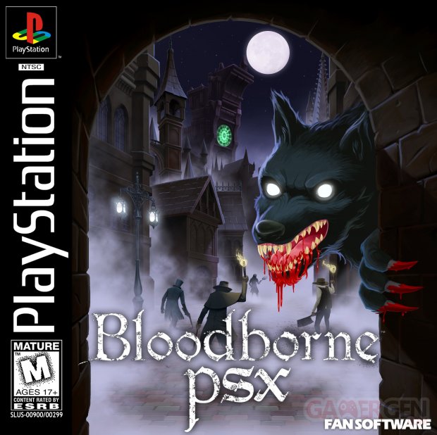 Bloodborne PSX Jaquette fan