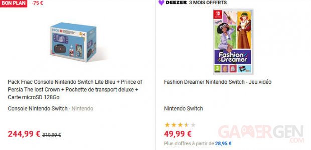 BON PLAN Nintendo Switch Pack Soldes Rabais Reductions Promotions images (4)