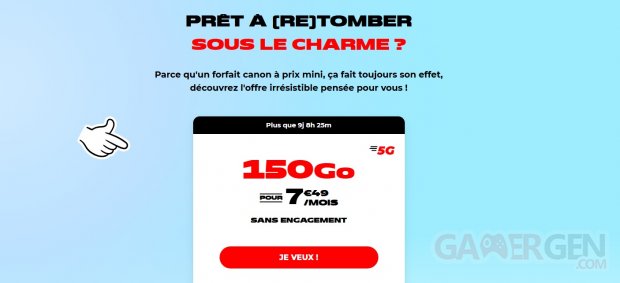 Bon Plan NRJ Mobile 150 Go 5G 09 11 2025