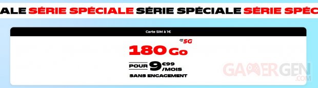 Bon Plan NRJ Mobile 180 Go 5G 21 09 2025
