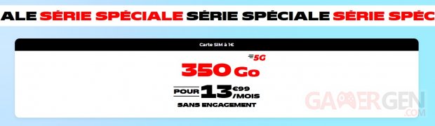 Bon Plan NRJ Mobile 350 Go 5G 10 08 2025