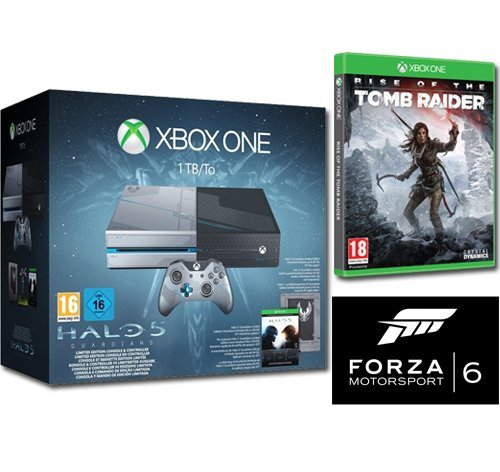 bon plan xbox one collector halo tomb raider forza