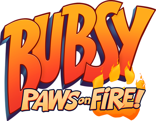 Bubsy Paws on Fire Logo