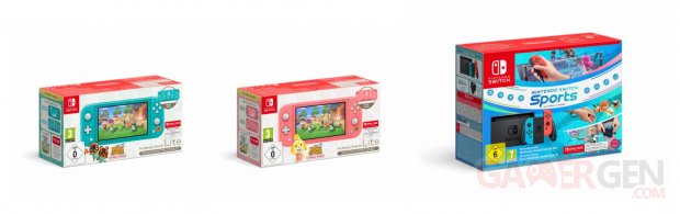 Bundle Pack Nintendo Switch Lite Animal Crossing New Horizons Sports 2024