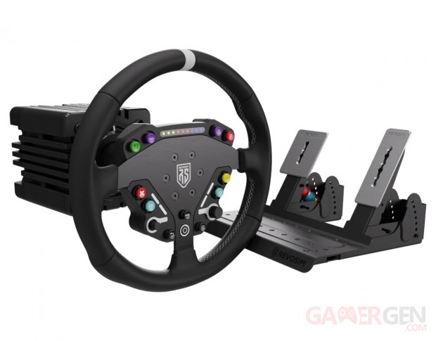 Bundle Revosim Pure Volant Base DD 9Nm Pédalier Blanc