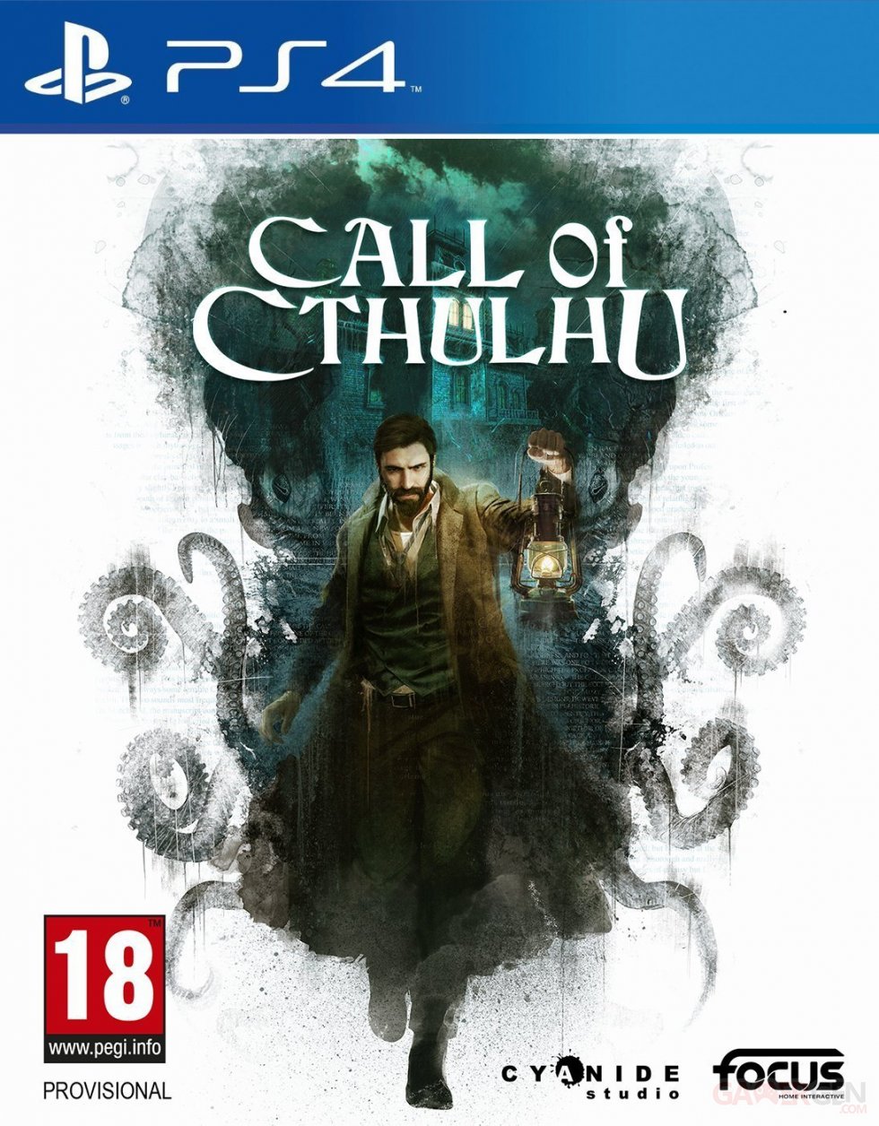 Call of Cthulhu Jaquette PS4