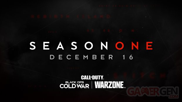 Call of Duty Black Ops Cold War Warzone Season One Saison 1 date