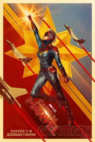Captain Marvel poster Dolby Cinema 08 01 2019