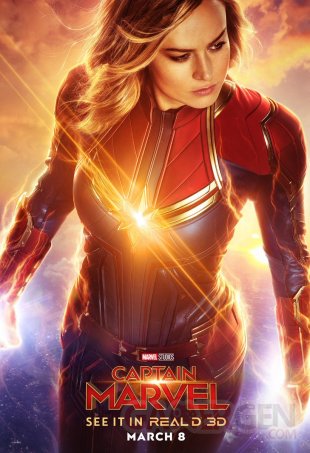 Captain Marvel poster Real 3D 08 01 2019