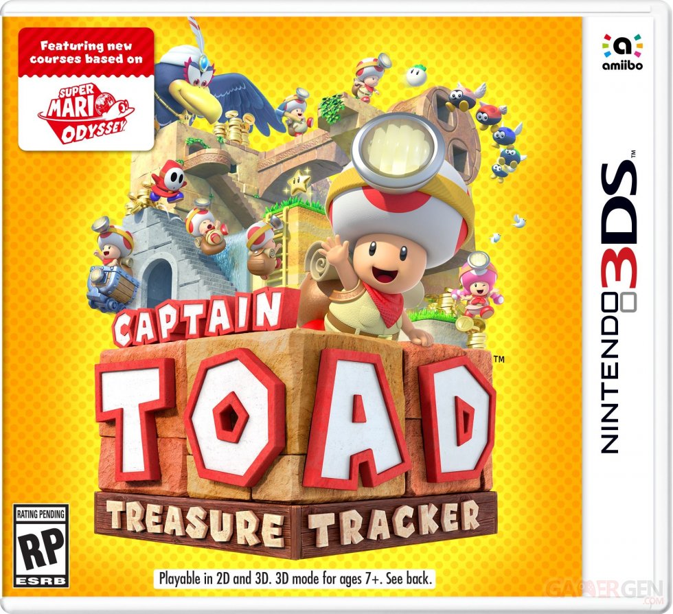 Captain Toad Treasure Tracker 3DS jaquette