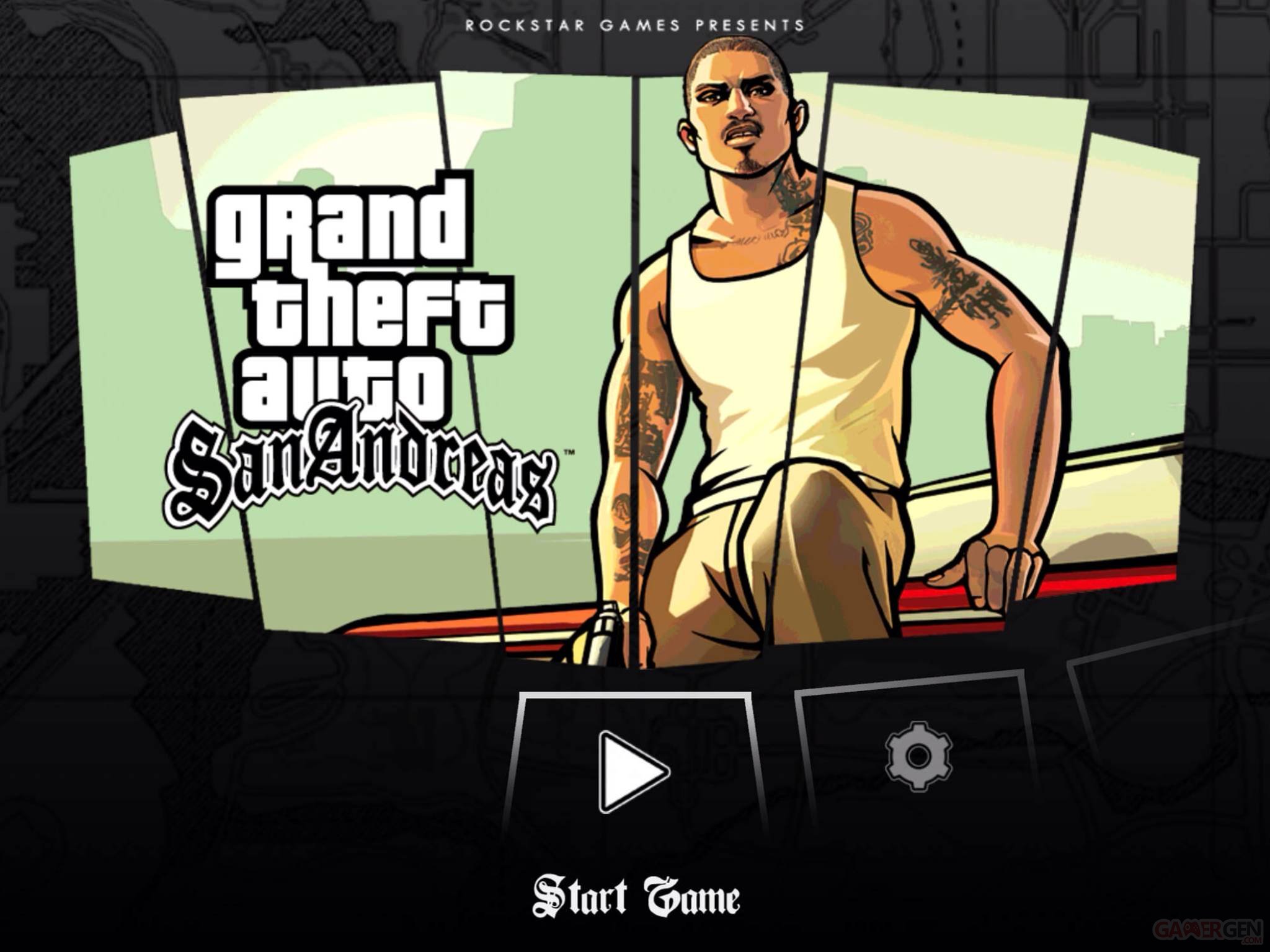 Начинай поиграть. Grand Theft auto San Andreas обложка игры. Меню ГТА Сан андреас. Картинки ГТА Сан андреас. Меню ГТА са андроид.