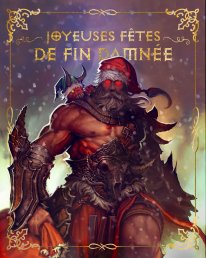 Carte vœux Noël 2021 Diablo