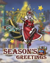 Carte vœux Noël 2021 Dragon Quest