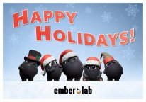 Carte vœux Noël 2021 Ember Lab