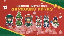 Carte vœux Noël 2021 Monster Hunter Rise