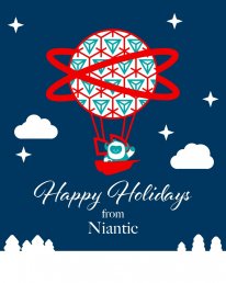Carte vœux Noël 2021 Niantic
