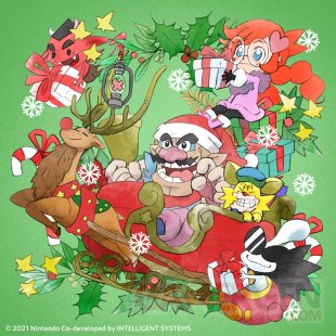 Carte vœux Noël 2021 Nintendo