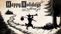 Carte vœux Noël 2021 Planet Zoo