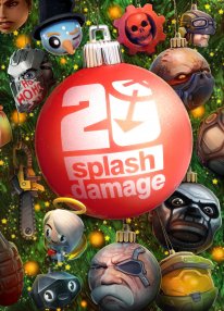 Carte vœux Noël 2021 Splash Damage