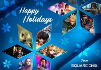Carte vœux Noël 2021 Square Enix