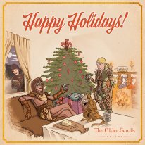 Carte vœux Noël 2021 The Elder Scrolls Online